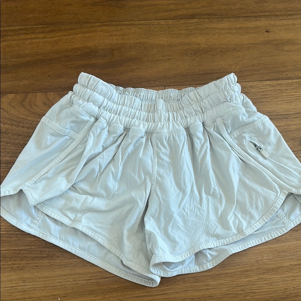 lululemon athletica Soft Gray Athletic Shorts